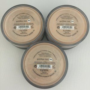 #NWT bareMinerals SPF15 Original Foundation Golden Tan W30 8g/0.28oz  - Lot of 3